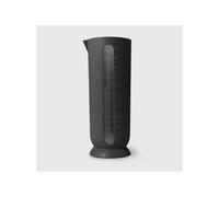 Blim Plus Caraffa QB 1Litro nero opaco (Carbon) in plastica 100% riciclabile, Non Tossico, Fondo arrotondato Facile da Pulire, Lavabile in Lavastoviglie, Finestra con Indicazioni in ML, Base Stabile