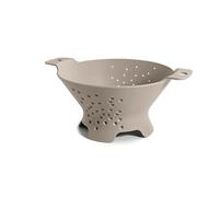 Blim Plus - Scolapasta Cosmo M Moka Grey Ø 25cm - Scola Pasta Insalata Frutta Design Fori Stellari - Made in Italy