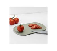 Blim Plus Tagliere Skateboard verde opaco (Forest) plastica 100% riciclabile, Non Tossico, Facile da Pulire Lavabile in Lavastoviglie, Bordi Rialzati per Raccolta Liquidi, Base con Gomma Antiscivolo
