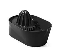 Blim Plus Spremiagrumi Oblò nero opaco (Carbon) in plastica 100% riciclabile, Non Tossico, Facile da Pulire e Lavabile in Lavastoviglie, con Beccuccio, Impugnatura Confortevole, Gomma Antiscivolo