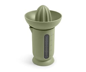 Blim Plus Spremiagrumi Ufo con Caraffa Graduata 500 ml verde opaco (Forest) in plastica 100% riciclabile, Non Tossico, Facile da Pulire e Lavabile in Lavastoviglie, con Beccuccio, Stabile e Pratico