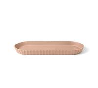 Blim Plus - Vassoio Ovale Minerva M Pink Sand 37.5cm - Portata Design Ergonomico Tavola - Made in Italy