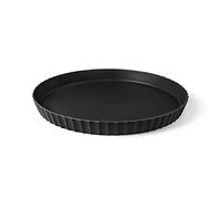Blim Plus Vassoio rotondo di Design Atena ø30cm nero opaco (Carbon) in plastica 100% riciclabile, Non Tossico, Lavabile in Lavastoviglie, per Aperitivi, Antipasti, Formaggi, adatto al Microonde