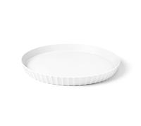 Blim Plus Vassoio rotondo di Design Atena ø40cm bianco opaco (Arctic) in plastica 100% riciclabile, Non Tossico, Lavabile in Lavastoviglie, per Aperitivi, Antipasti, Formaggi, adatto al Microonde