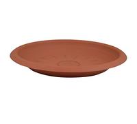 Blim Rotondo piattino per Vaso di Fiori, Marrone Scuro, 35 cm