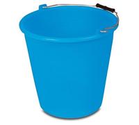 Blim Secchio in Polietilene Alta Resistenza con Becco Antigoccia e Scala Graduata, Manico Rinforzato, Ideale per Pulizie, Giardinaggio ed Edilizia, Made in Italy, Plastica Riciclabile e Robusta