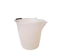 Blim Secchio in Polietilene Alta Resistenza con Becco Antigoccia e Scala Graduata, Manico Rinforzato, Ideale per Pulizie, Giardinaggio ed Edilizia, Made in Italy, Plastica Riciclabile e Robusta