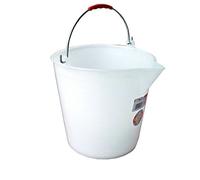 Blim Secchio in polietilene con Becco, 31 x 29 cm, 10 l, Bianco, Taglia Unica