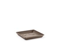 Blim Sottovaso Quadrato, per Vaso da Fiori, Marrone Scuro, 42 x 42 cm