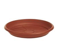 Blim Sottovaso Rotondo per Vaso di Fiori, Marrone Scuro, 37 cm