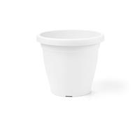 Veca Vaso Rotondo Verona Plastica Bianco cm.60