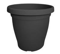 Set Vaso Verona con Sottovaso e Terriccio Plastica per Giardino Interno Esterno