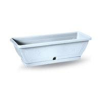 Blim Venezia fioriera con sottovaso, Bianco, 40 x 19 x 16 cm
