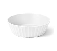 BLIMPLUS Ciotola Hera ø20cm x h6 cm bianco opaco (Arctic) in plastica 100% riciclabile, Non Tossico, Facile da Pulire e Lavabile in Lavastoviglie, per Aperitivi, Colazione, adatta al Microonde