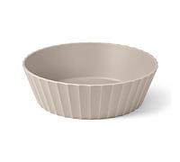 Blim Plus Ciotola Hera ø20cm x h6 cm tortora opaco (Moka) in plastica 100% riciclabile, Non Tossico, Facile da Pulire e Lavabile in Lavastoviglie, per Aperitivi, Colazione, adatta al Microonde