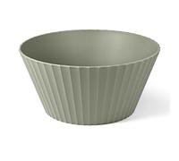 BLIMPLUS Ciotola Nettuno ø25cm x h12 cm verde opaco (Forest) in plastica 100% riciclabile, Non Tossico, Facile da Pulire e Lavabile in Lavastoviglie, per Insalate, Pasta, adatta al Microonde