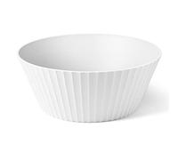 Blim Plus Ciotola Nettuno ø30cm x h12 cm bianco opaco (Arctic) in plastica 100% riciclabile, Non Tossico, Facile da Pulire e Lavabile in Lavastoviglie, per Insalate, Pasta, adatta al Microonde