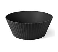 Blim Plus Ciotola Nettuno ø30cm x h12 cm nero opaco (Carbon) in plastica 100% riciclabile, Non Tossico, Facile da Pulire e Lavabile in Lavastoviglie, per Insalate, Pasta, adatta al Microonde