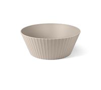 BLIMPLUS - Ciotola Nettuno XL Moka Grey Ø 30cm - Insalatiera Famiglia XXL - Made in Italy