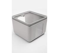 BLIMPLUS - Contenitore Quadro M Silk Peek Box 2.6L - Porta Alimenti Salva Freschezza Impilabile Microonde Coperchio Trasparente - Made in Italy