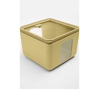 BLIMPLUS - Contenitore Quadro XS Citrus Peek Box 0.5L - Mini Porta Alimenti Salva Freschezza Impilabile Microonde Coperchio Trasparente - Made in Italy