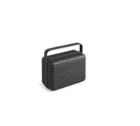 BLIMPLUS - Lunchbox Bauletto M Carbon Black 2 Scomparti con Posate - Porta Pranzo Ermetico Microonde Supporto Telefono - Made in Italy