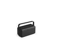 BLIMPLUS - Lunchbox Bauletto S Carbon Black 1 Scomparto con Posate - Porta Pranzo Ermetico Microonde Supporto Telefono - Made in Italy