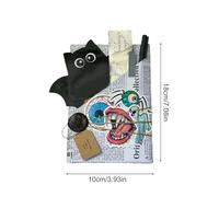 Blind Book Date, Halloween Book Surprise, Witch Reading Gift Pack, 7.09x3.94 Inches, Mystery Wrapped Novel, Party Favor Idea, for Teacher Appreciation, Library Event, Reader Fun, Classroom Use