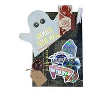 Blind Date, Book Supplies, Halloween Mystery Book Kit, Spooky Bat Ghost Themed Decorations Reading Set for Holiday, Adults, Teens, Women, Men Readers, 9.84x7.87 Inches