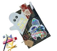 Blind Date with a Book Halloween Edition, Spooky Witch-Themed Mystery Romance Books for Bookish Lovers, Couples, Party Decor, Present Set Surprise Reading Box, 15x20x3 inches