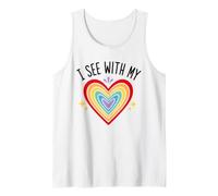 Blind Inspirational Quote Kindness I See with My Heart Canotta