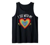 Blind Inspirational Quote Kindness I See with My Heart Canotta