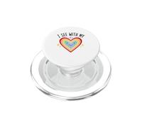 Blind Inspirational quote Kindness I See With My Heart PopSockets PopGrip per MagSafe