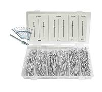 Blind Rivets 320 Pcs. Assorted aluminium/steel pop rivets with a flat round head