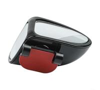 Blind Spot Mirror ABS 360° Adjustable Wide Angle(Left) | ABS plastic build, 360° rotation, wide angle view, quick install, black finish
