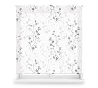 Blindecor Ara Grey Garden | Tenda avvolgibile stampata con tessuto traslucido - 130 x 180 cm (larghezza per altezza) | Dimensioni approssimative del tessuto 127 x 175 cm | Tende per finestre