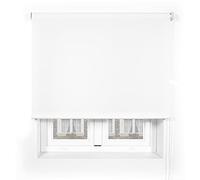 Blindecor Ara Premium | Tenda traslucida tinta unita di alta qualità - Bianco, 190 x 240 cm (Larghezza x Altezza) | Dimensioni del tessuto 187 x 235 cm - Tenda avvolgibile qualità premium