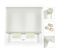 Blindecor Ara Premium | Tenda traslucida tinta unita di alta qualità - Calcolo, 180 x 190 cm (Larghezza x Altezza) | Dimensioni del tessuto 177 x 185 cm - Tenda avvolgibile qualità premium