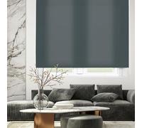Blindecor Ara | Tenda a rullo traslucida tinta unita - Grigio bluastro, 180 x 175 cm (Larghezza x Altezza) | Dimensioni del tessuto 177 x 170 cm | Tenda per interne