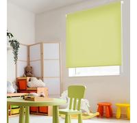 Blindecor Ara | Tenda a rullo traslucida tinta unita - Verde pistacchio, 120 x 175 cm (Larghezza x Altezza) | Dimensioni del tessuto 117 x 170 cm | Tenda per interne