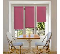Blindecor Aure | Tenda a rullo traslucida tinta unita senza perforazione - Fucsia, 62 x 180 cm (Larghezza x Altezza) | Dimensioni del tessuto 59 x 175 cm | Tende per interni senza attrezzi