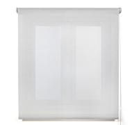 Blindecor Belmont - Tenda avvolgibile in tessuto traslucido lucido, colore: grigio argento, 160 x 180 cm (larghezza per altezza). Dimensioni del tessuto: 157 x 175 cm. Tende per finestre