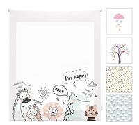 Blindecor Digital Kids | Tenda avvolgibile traslucida con stampa digitale | Modello Zoocool | 150 x 180 cm (larghezza per altezza), dimensioni del tessuto 147 x 175 cm | Tende per finestre