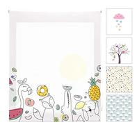 Blindecor Digital Kids | Tenda avvolgibile traslucida con stampa digitale | Modello Zoofruit | 170 x 180 cm (larghezza per altezza), dimensioni del tessuto 167 x 175 cm | Tende per finestre