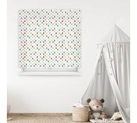 Blindecor Digitale | Tenda avvolgibile traslucida stampata | famiglia dei bambini | modello F-Watercolor | 170 x 180 cm (larghezza per altezza) Dimensioni del tessuto 166 x 175 cm | Tende per finestre