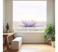 Blindecor Digitale | Tenda avvolgibile traslucida stampata | Famiglia Zen| Modello F-LOTUSCALM | 150 x 180 cm (larghezza per altezza) Dimensioni del tessuto 146 x 175 cm | Tende per finestre