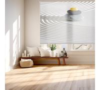 Blindecor Digitale | Tenda avvolgibile traslucida stampata | Famiglia Zen| Modello Z-MINERALSAND | 150 x 180 cm (larghezza per altezza) Dimensioni del tessuto 146 x 175 cm | Tende per finestre