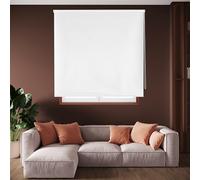 Blindecor Draco Tenda a rullo oscurante - Bianco sporco, 120 x 175 cm (Larghezza x Altezza) | Dimensioni del tessuto 117 x 170 cm. Tende termiche oscuranti