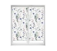 Blindecor Easy Pack di 2 tende non forate stampate - Tenda traslucida con stampa digitale, Dragonfly, 65 x 150 cm (larghezza per altezza), dimensioni del tessuto 62 x 145 cm, confezione da 2 tende