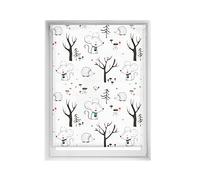 Blindecor Easy Tende senza forature Stampate - Tenda traslucida con stampa digitale, Into The Wood, 100 x 150 cm (larghezza per altezza). Dimensioni del tessuto 97 x 145 cm